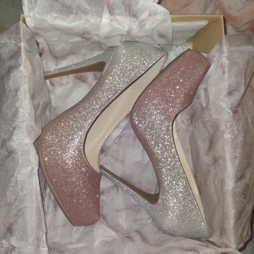 Jessica Simpson women's glitter parisah pumps